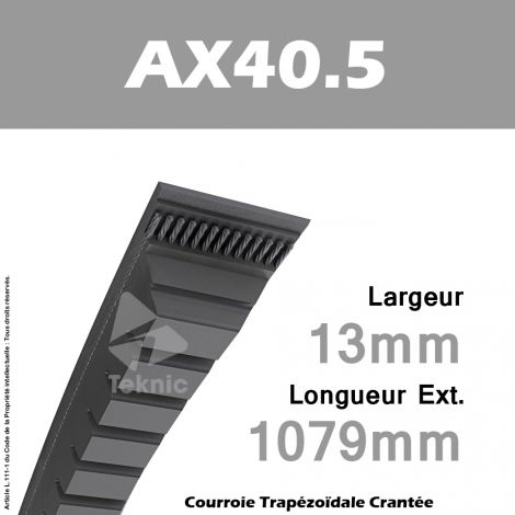 Courroie AX40.5