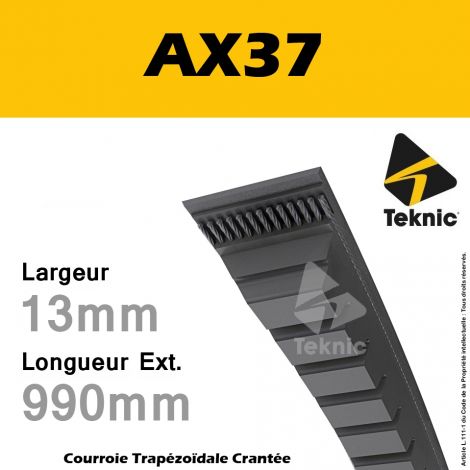 Courroie AX37 - Teknic