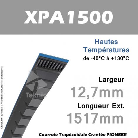 Courroie XPA1500 - Continental Pioneer