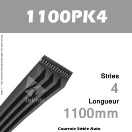 Courroie Poly-V Auto 1100PK4 - Continental