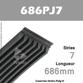 Courroie Poly-V 686PJ7