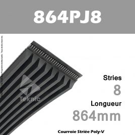 Courroie Poly-V 864PJ8 