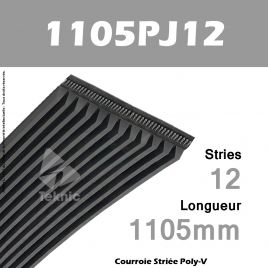 Courroie Poly-V 1105PJ12