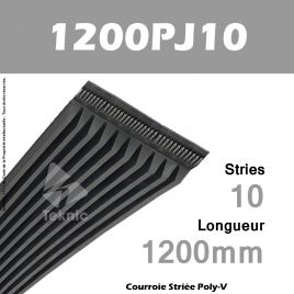 Courroie Poly-V 1200PJ10