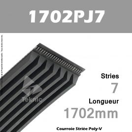 Courroie Poly-V 1702PJ7