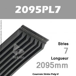 Courroie Poly-V 2095PL7 - Continental