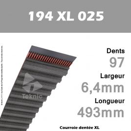 Courroie Dentée 194 XL 025