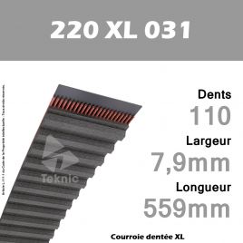 Courroie Dentée 220 XL 031