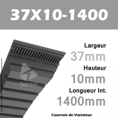 Courroie de Variateur 37X10-1400 Li