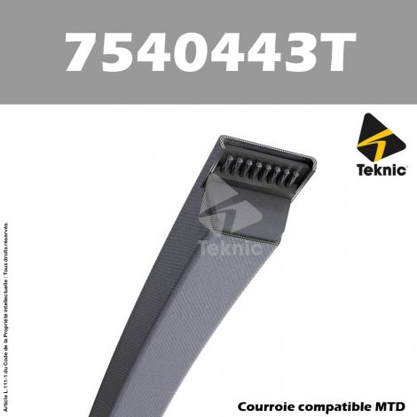 Courroie MTD 7540443 TEKNIC